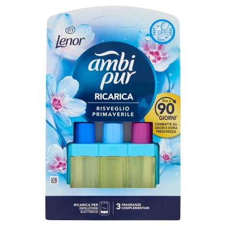 Ambi Pur Profumatore per Ambienti Elettrico Ricarica 3Volution, Risveglio Primaverile 20ml